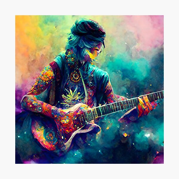 Item preview, Trippy Guitarist designed and sold by Brainergy.