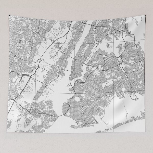 Item preview, New York City Map designed and sold by Karol Majewski.