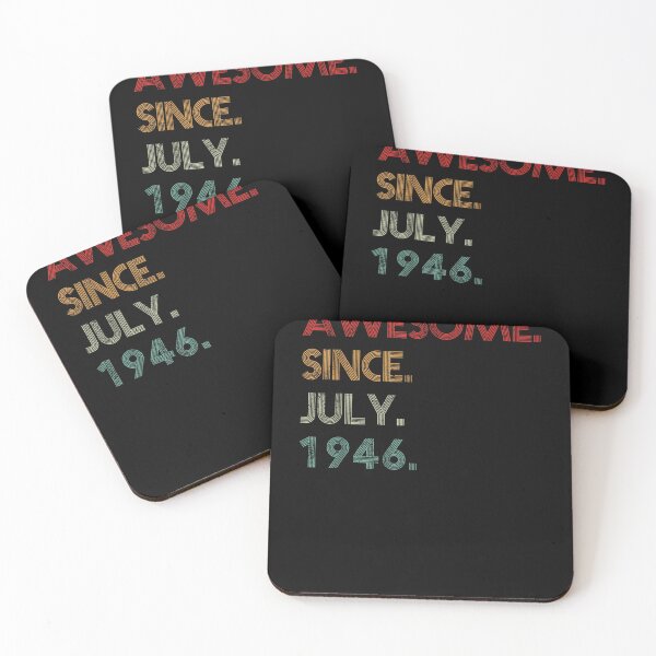 Item preview, 76th Birthday Gifts Awesome Since July 1946 76 Year Old  designed and sold by charalphe.