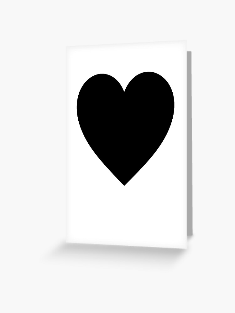 Carte De Vœux Coeur Noir Coeur D Amour Coeur Trahison Trahison Pur Et Simple Sur Blanc Par Tomsredbubble Redbubble