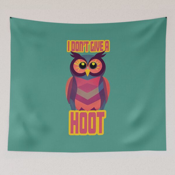 Item preview, I Don't Give a Hoot Owl design designed and sold by ThePurpleMelon.