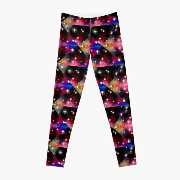 Watercolor Galaxy Abstract Pattern Leggings
