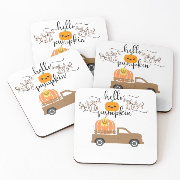 Item preview, Hello Pumpkin Retro Truck with Giant Pumpkin in back designed and sold by LanaDevon.