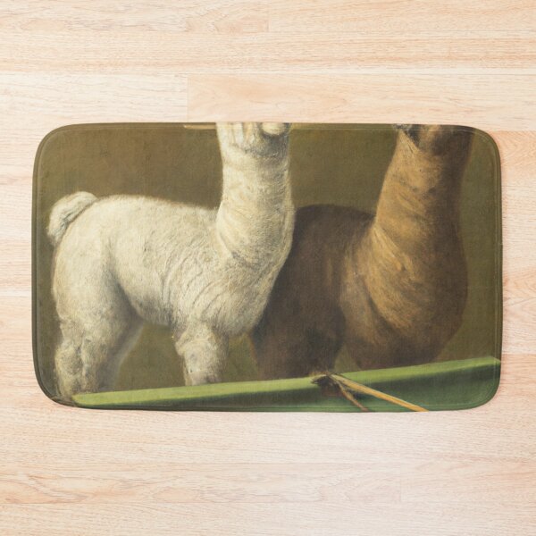 Item preview, Two Alpacas Playing Billiards designed and sold by Zestpond.