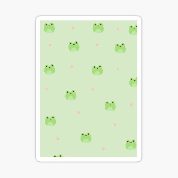 Item preview, Cute Frog Pattern designed and sold by FriendlySeaCow.