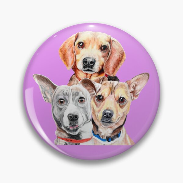 Item preview, A pet collage of three dogs designed and sold by daveand65.