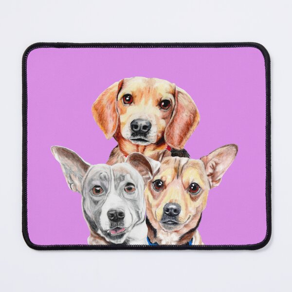 Item preview, A pet collage of three dogs designed and sold by daveand65.
