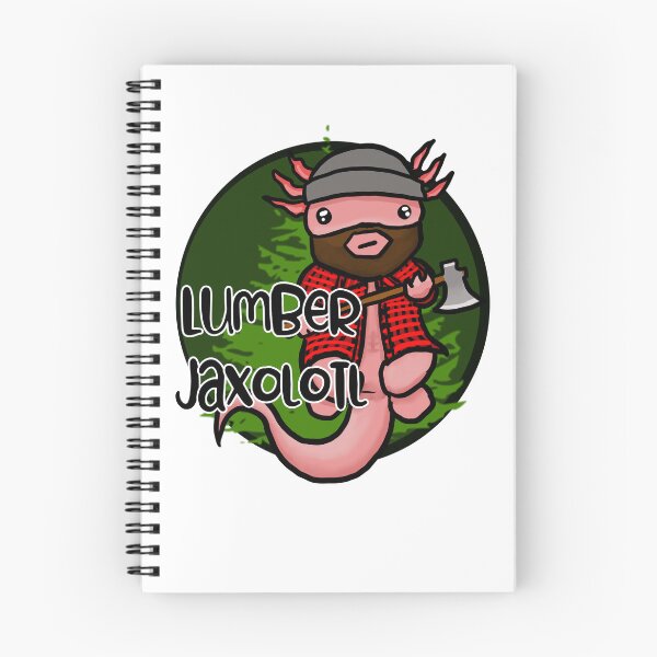 Item preview, Lumber Jaxolotl  designed and sold by MoonShroomPrint.