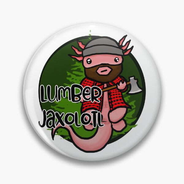 Item preview, Lumber Jaxolotl  designed and sold by MoonShroomPrint.