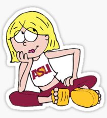 Arizona State University Lizzie McGuire Sticker Sticker