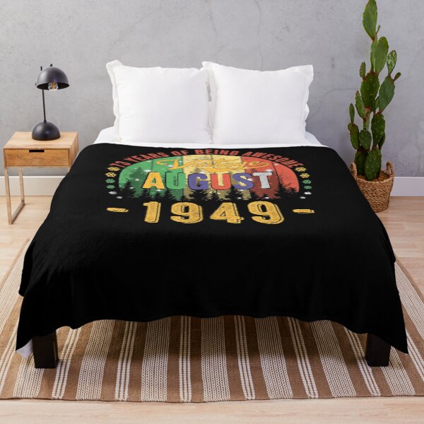 Item preview, Vintage August 1949 73 Year Old 73rd Birthday Awesome Gifts  designed and sold by charalphe.