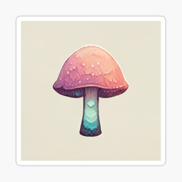 Pastel Mushroom 1 Sticker