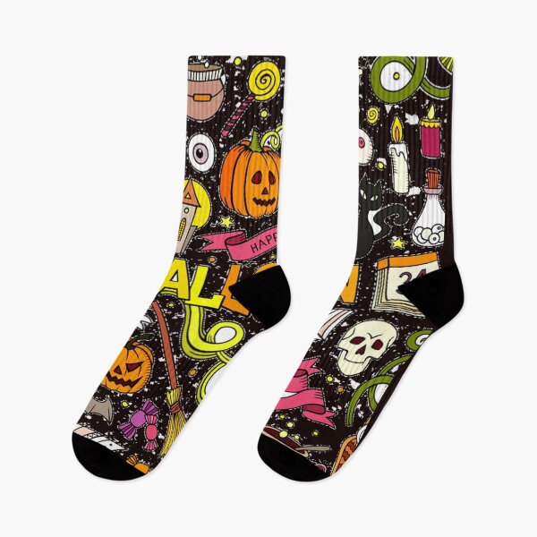 Item preview, Cute Vintage Halloween Elements Pattern  designed and sold by joseech.