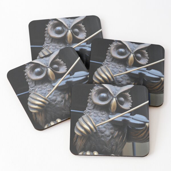 Item preview, Owl Statue Playing The Violin designed and sold by Zestpond.