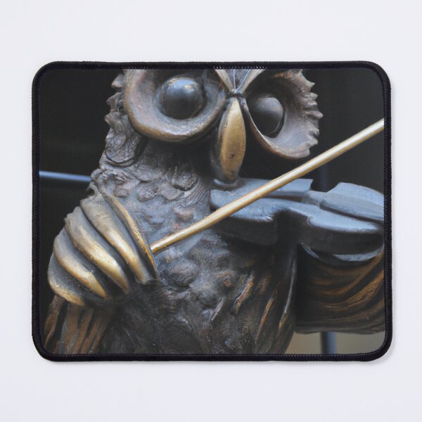 Item preview, Owl Statue Playing The Violin designed and sold by Zestpond.