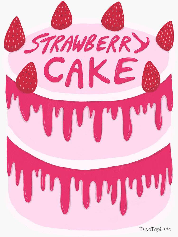 "Xdinary Heroes 'Strawberry Cake'" Sticker for Sale by TapsTopHats