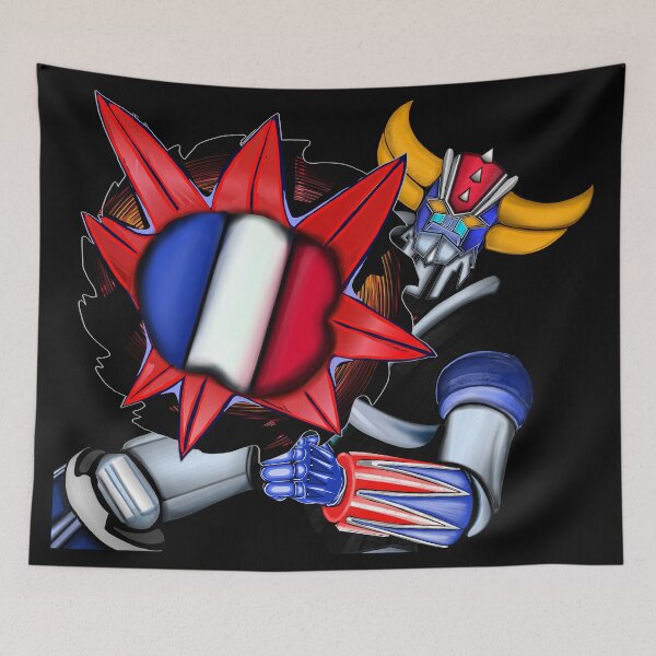 Item preview, GOLDORAK FRANCH FLAG designed and sold by Lighvision.