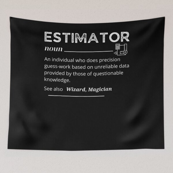 Item preview, Estimator Definition Funny Quote Job Titles For Men Women  designed and sold by charalphe.