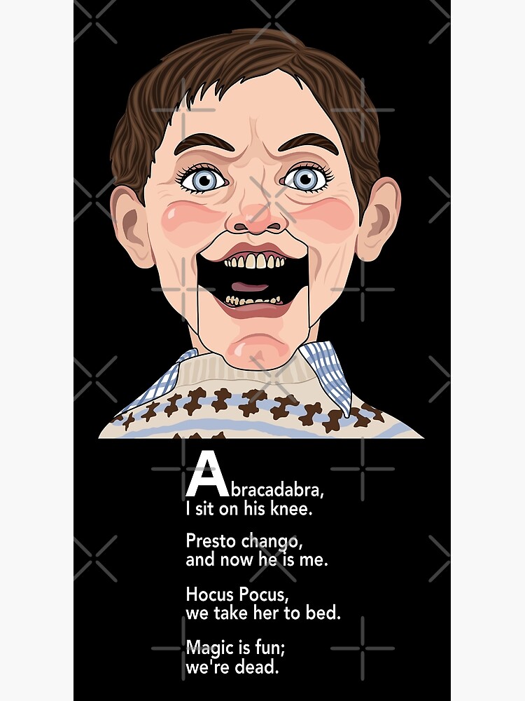 "Fats Magic 1978 Creepy Ventriloquist Dummy" Canvas Print for Sale