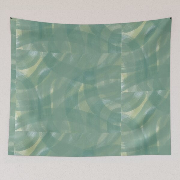 Item preview, Woven Green Abstract designed and sold by LeylaNovini.