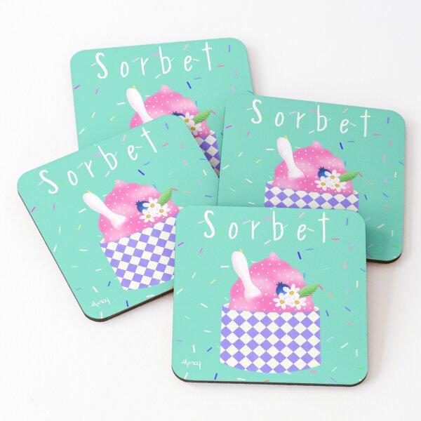Item preview, Sorbet on Aqua designed and sold by MarcyBrennanArt.