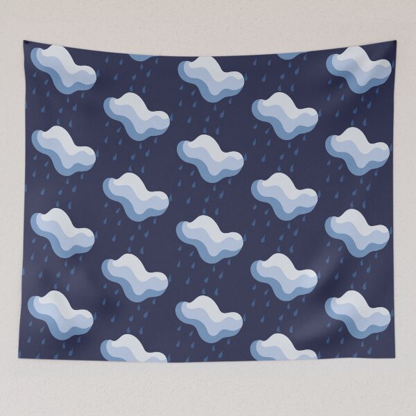 Item preview, Stormy Rain Cloud Cartoon Illustration Raincloud designed and sold by AngelDawnDesign.