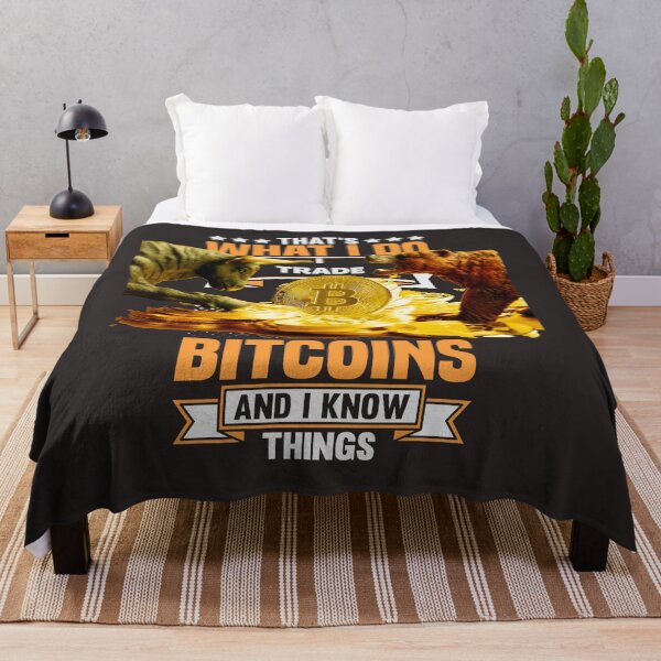 Aperçu de l'œuvre Cadeau amusant pour trader en crypto-monnaie, cadeau unique pour trader en Bitcoin, cadeau pour papa, mari, petit ami, marché baissier et haussier du Bitcoin créée et vendue par TradingTeesKids.