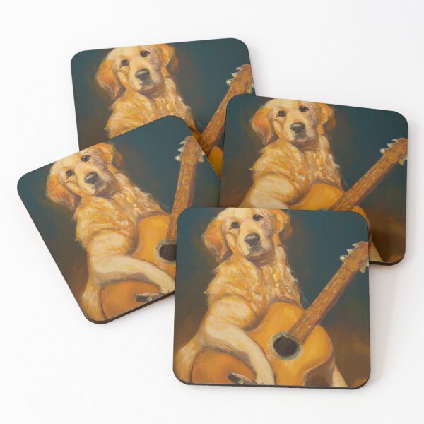 Item preview, Golden Retriever Dog Playing A Guitar designed and sold by Zestpond.