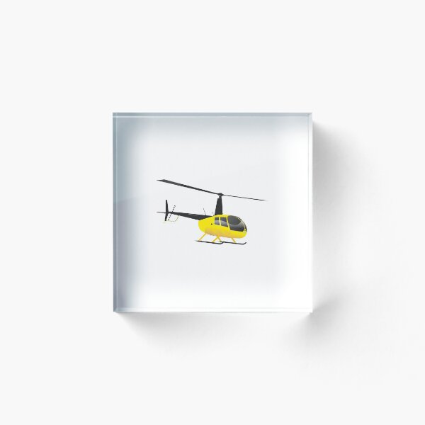 Item preview, Helicóptero negro y amarillo claro designed and sold by NorseTech.