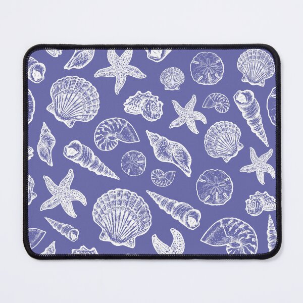 Item preview, Seashell pattern - Veri Peri Periwinkle designed and sold by Elizabeth Weglein.