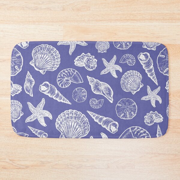 Item preview, Seashell pattern - Veri Peri Periwinkle designed and sold by Elizabeth Weglein.
