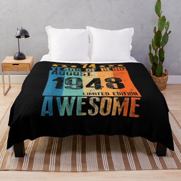 Item preview, August 1948 Gifts 74 Year Of Being Awesome Limited Edition designed and sold by charalphe.