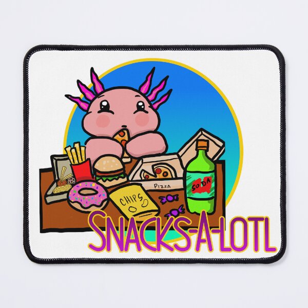 Item preview, Snacks-A-Lotl designed and sold by MoonShroomPrint.
