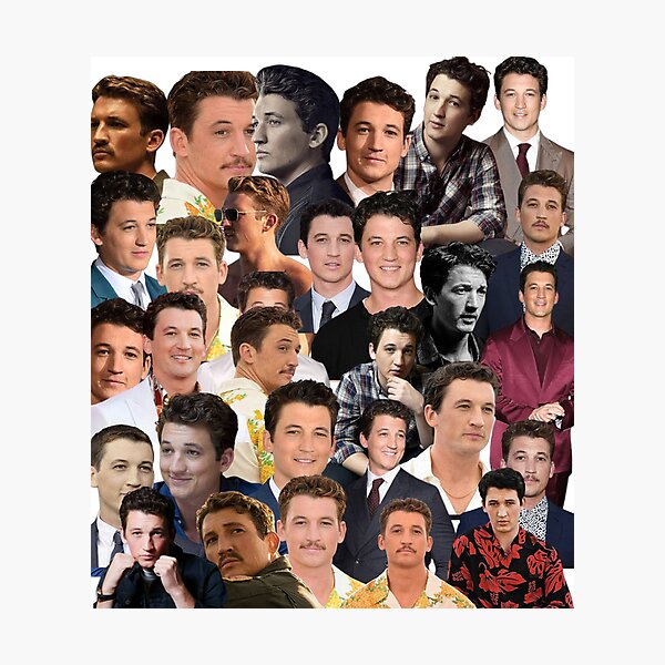 Item preview, miles teller photo collage designed and sold by T-shirtakStore.