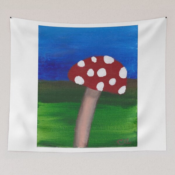 Item preview, Spotted red mushroom designed and sold by Chrismhen.