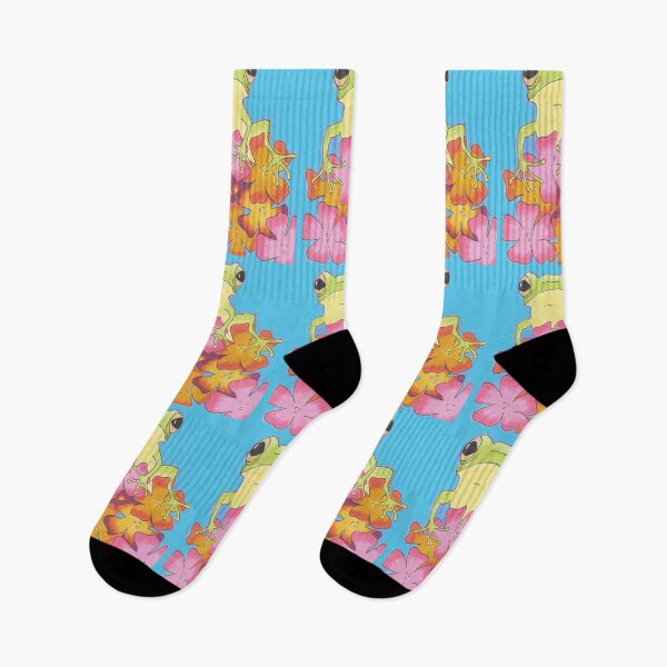 Item preview, Tree Frog in the flowers designed and sold by Keatos.