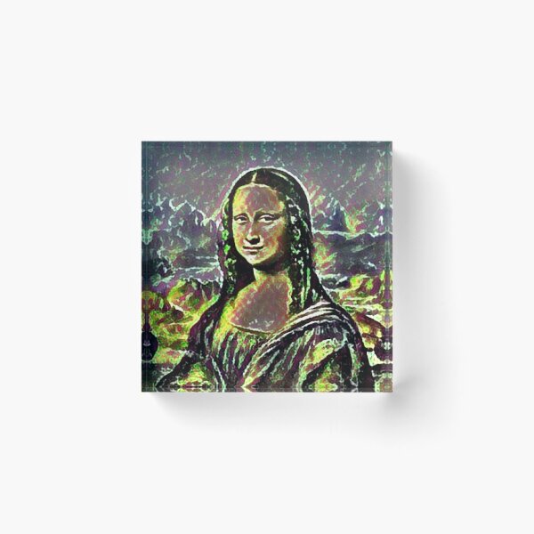 Item preview, "Mona Lisa (35)" an iconic painting reimagined. designed and sold by thalasson.