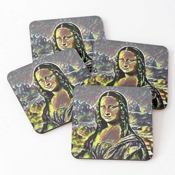 Item preview, "Mona Lisa (35)" an iconic painting reimagined. designed and sold by thalasson.