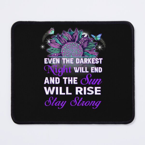 Item preview, Domestic Violence Strong Survivor Purple Ribbon Sunflower designed and sold by charalphe.