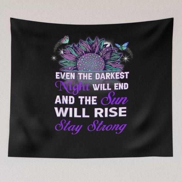 Item preview, Domestic Violence Strong Survivor Purple Ribbon Sunflower  designed and sold by charalphe.