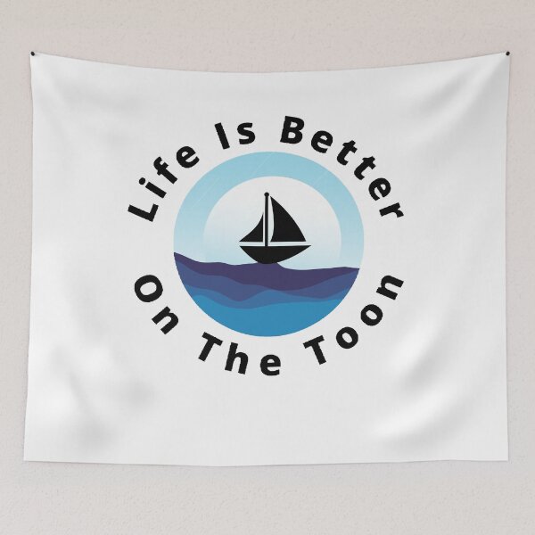 Item preview, Life Is Better On The Toon - Funny and Cute T-Shirts Quotes designed and sold by Designspot2020.