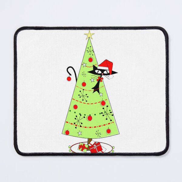 Item preview, Naughty Atomic Cat in a Christmas Tree designed and sold by BossAtomic.