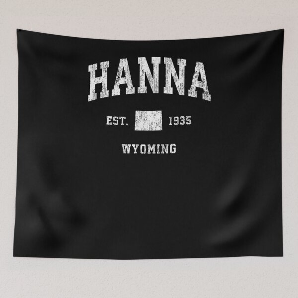 Item preview, Hanna Wyoming Wy Vintage Athletic Sports Design  designed and sold by charalphe.