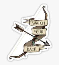 D&D - Ranger - Watch Your Back Sticker