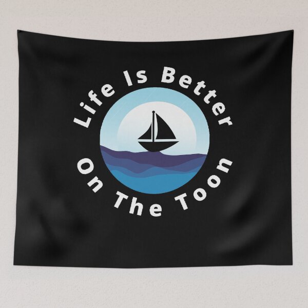 Item preview,  Life Is Better On The Toon - Funny and Cute T-Shirts Quotes designed and sold by Designspot2020.