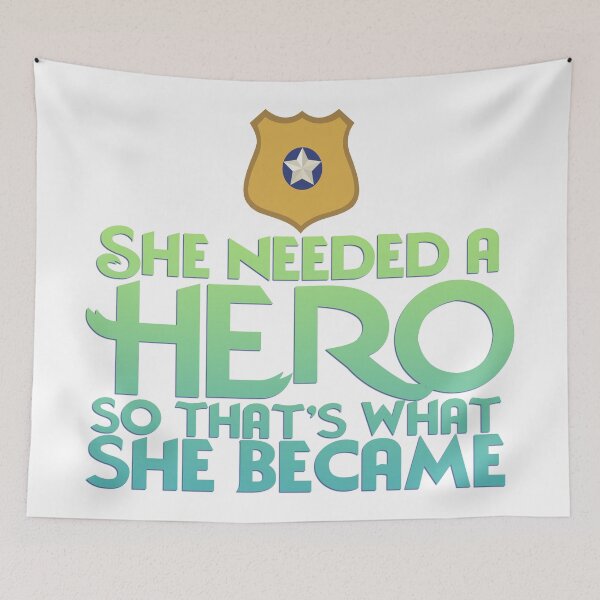 Item preview, She Needed a Hero (Bunny Cop Version) designed and sold by fashionsforfans.