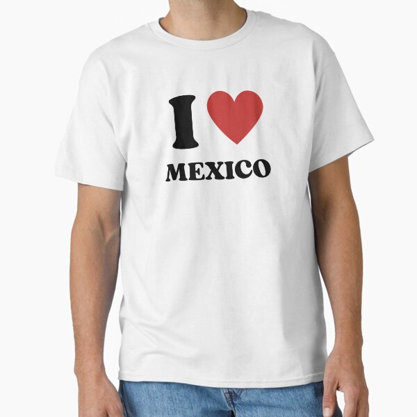 Item preview, I LOVE MEXICO RED HEART DESIGN designed and sold by appareltolove.
