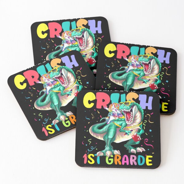 Item preview, I'm Ready To Crush 1st Grade Unicorn Dinosaur School  designed and sold by charalphe.