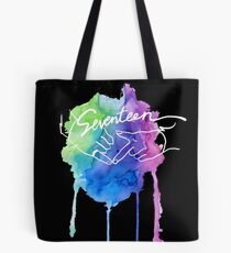 Seventeen Watercolor Tote Bag