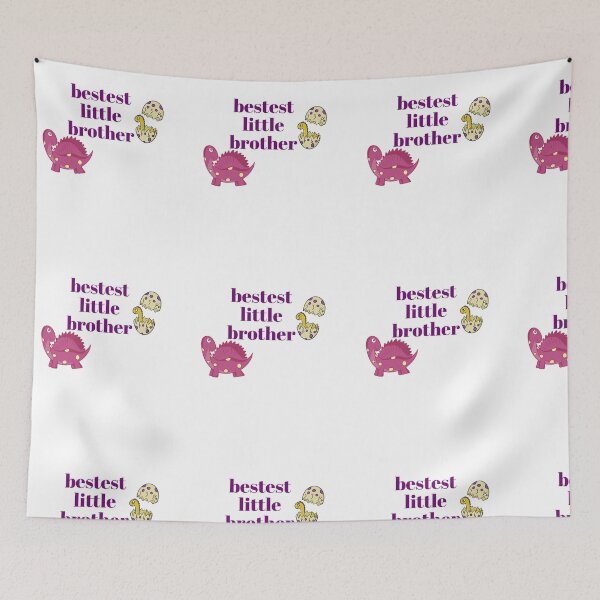 Item preview, Bestest little brother, dinosaur inllustration design designed and sold by Kamzzi.